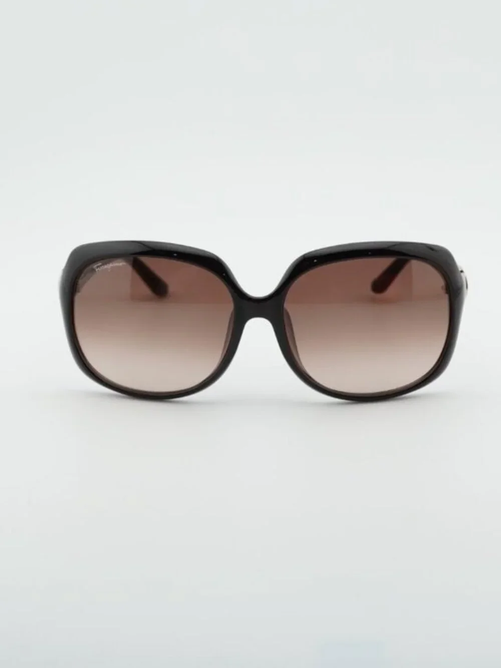 Salvatore Ferragamo SF739SA 210 Sunglasses Brown Rectangle Frame, Brown Lenses